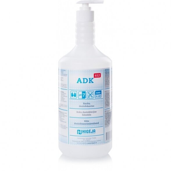 ADK-612 rankų dezinfekantas, 1000ml