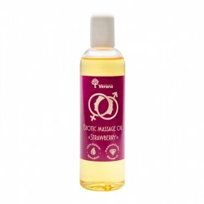 Oil for erotic massage Verana - STRAWBERRY, 250ml