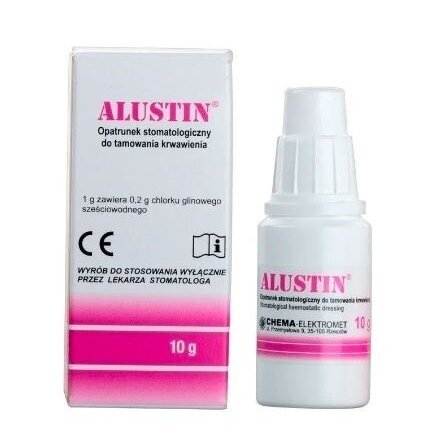 ALUSTIN, 10 ml. liquid to stop blood