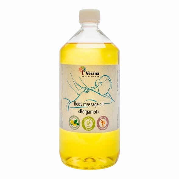 Oil for body massage BERGAMOTIS, Verana, 1000ml