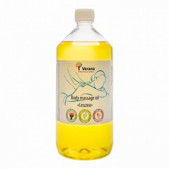 Aliejus kūno masažui LEUZEA, Verana, 1000ml