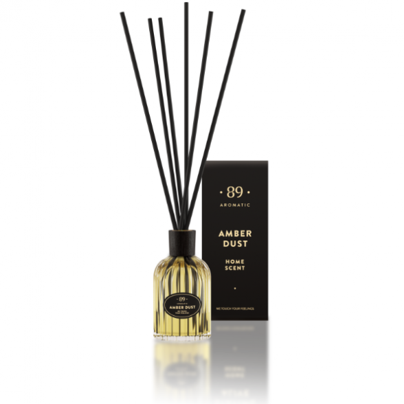 AMBER DUST Home fragrance with sticks - Retro collection (250ml)