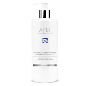 Apis cleansing micellar liquid for removing face and eye makeup, 500ml