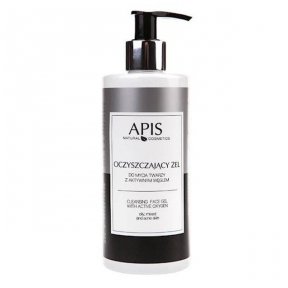 APIS cleansing face wash gel with activated carbon, 300ml