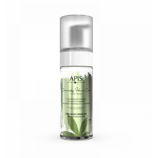 APIS CANNABIS HOME CARE soothing face cleansing foam, 150ml