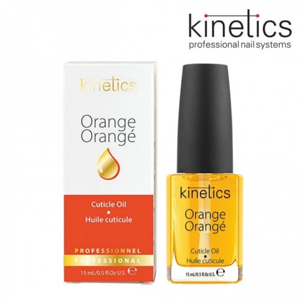 Orange-flavored cuticle oil KINETICS Orange Cuticle Essential Oil, 15 ml