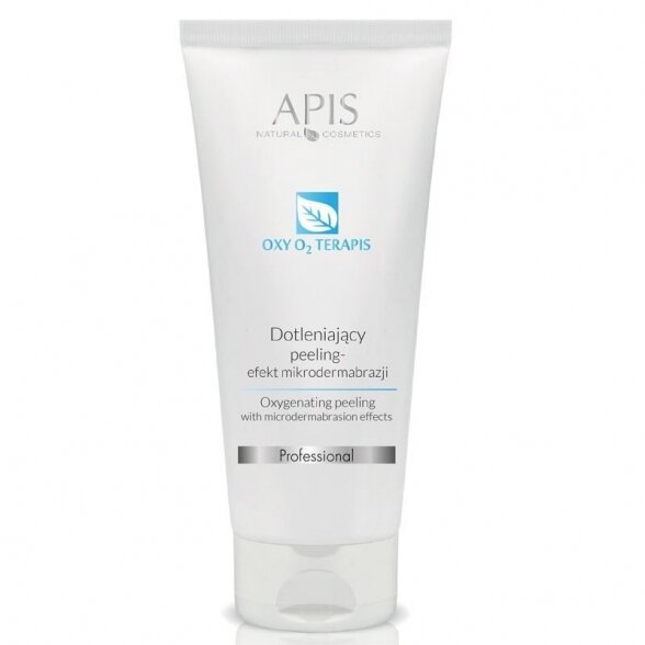 APIS active oxygen face scrub - microdermabrasion effect, 200ml