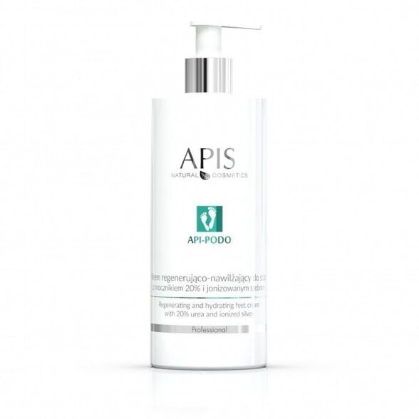 APIS API-PODO pėdų kremas su 20% šlapalu ir jonizuotų sidabru, 500ml