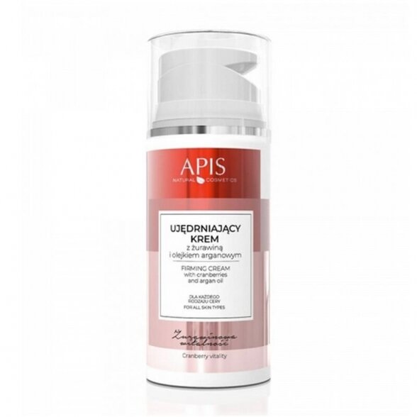 APIS CRANBERRY VITALITY veido kremas su spanguolėmis, 100ml