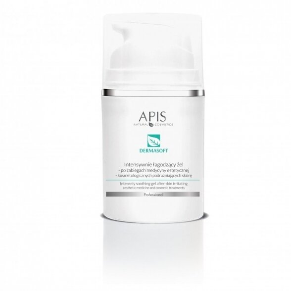 APIS DERMASOFT intensyviai raminantis gelis po dermatologinių-kosmetologinių procedūrų, 50ml