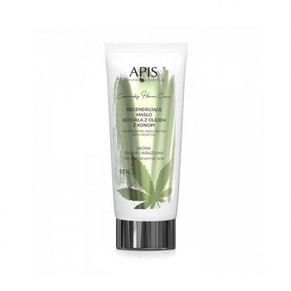 APIS body butter with hemp oil, 200ml