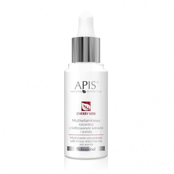 APIS Multivitaminų koncentratas su liofilizuotomis Vyšniomisi ir Acerola, 30ml