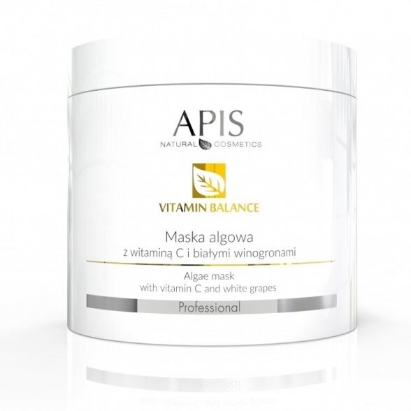 APIS face mask Vitamin C Balance with white grapes, 250gr