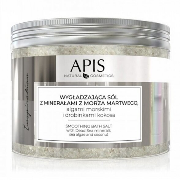 APIS bath salt with Dead Sea minerals, Alga algae and coconut flakes, 650gr