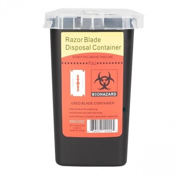 Waste container (for blades, blades)