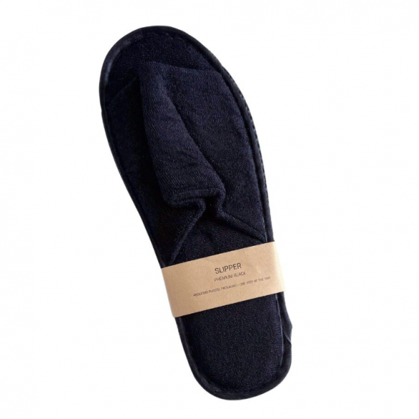 Open slippers PREMIUM BLACK, 29.5 cm