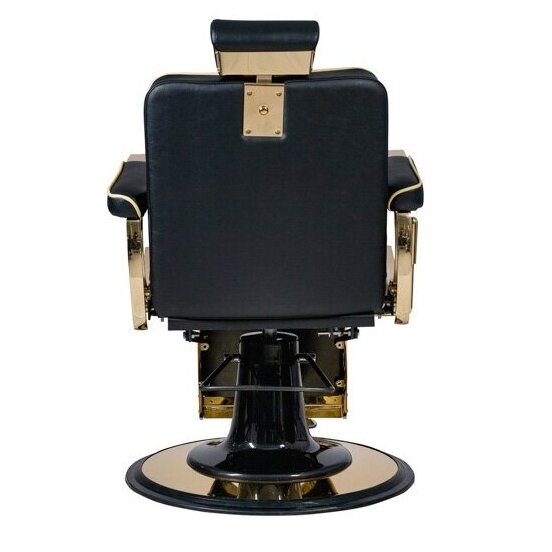 Barber salon chair CREW GOLD MUDI Weelko (Spain), black-gold sp. 1