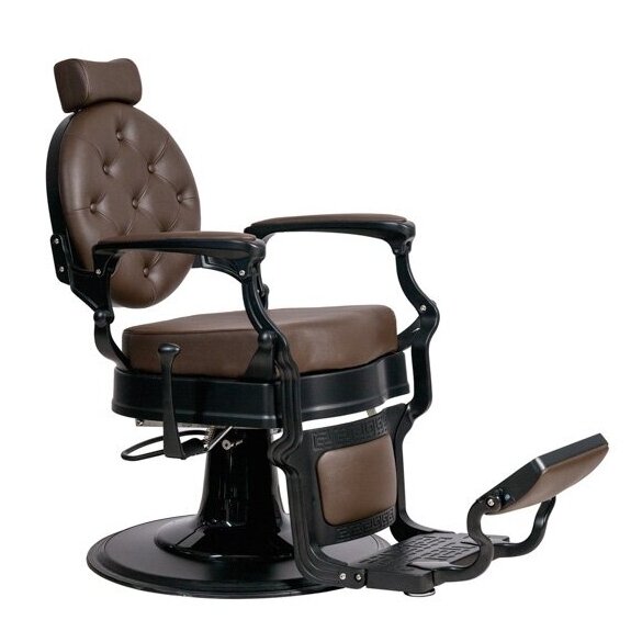 Barber chair BUZZ DARK BROWN MUDI Weelko (Spain), dark brown sp.