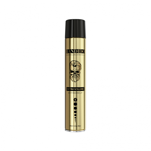 Bandido Gold Hair Spray Extra Volume Extremely Plaukų lakas, 400ml