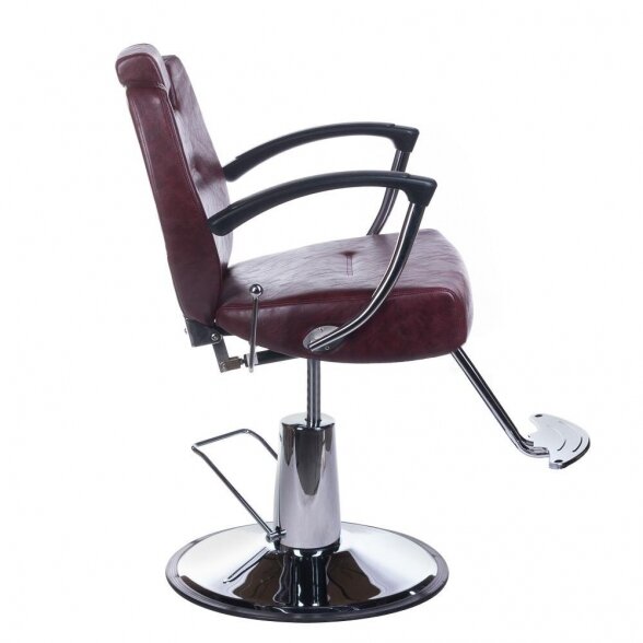 Barber chair BH-3208, burgundy sp. 2