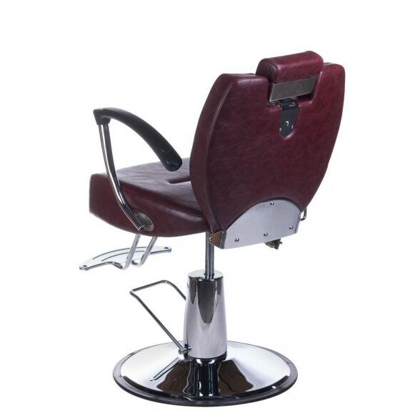 Barber chair BH-3208, burgundy sp. 7