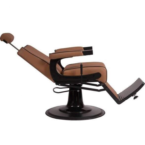 Barber salon chair DOUR MUDI Weelko (Spain), brown-black sp. 3