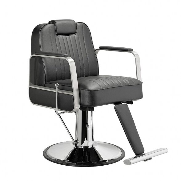 Barber salon, hairdressing chair LAYER MUDI Weelko (Spain), black sp.