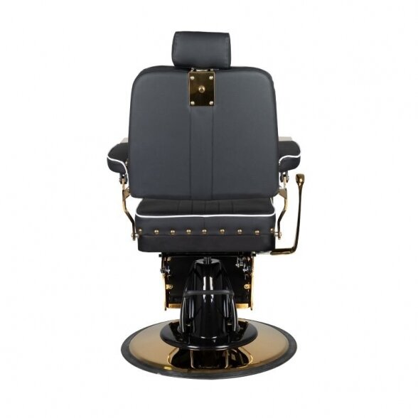 Barber chair GABBIANO FILIPPO, black/gold sp. 4