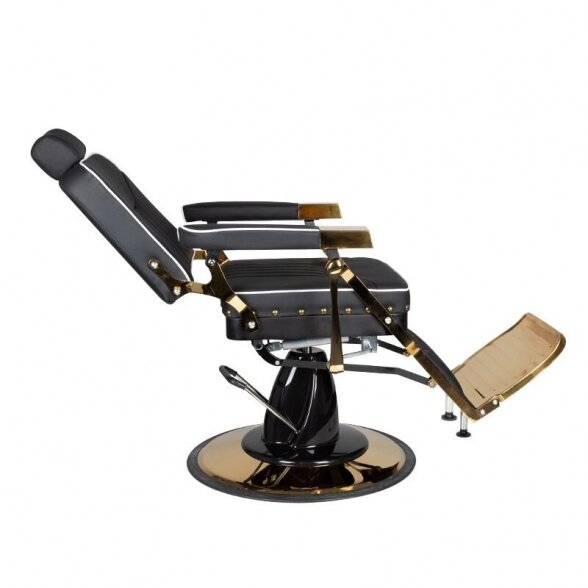 Barber chair GABBIANO FILIPPO, black/gold sp. 1