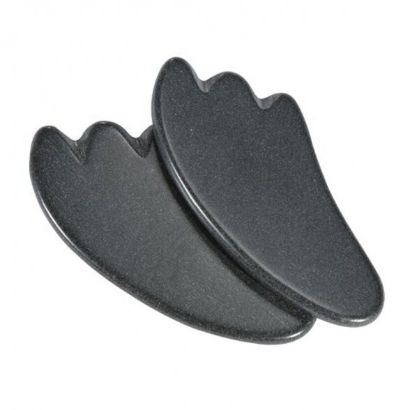 Basalt stones for GuaSha back massage, 2 pcs.