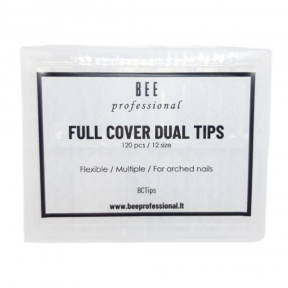Bee Professional Full Cover Dual Tips/Верхние формы с полным покрытием