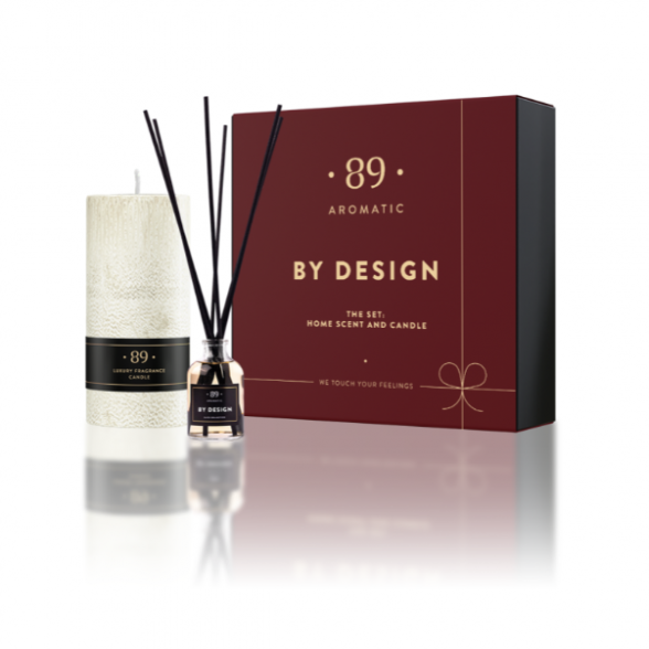 BY DESIGN Home Fragrance with Sticks and Palm Wax Candle (Christmas Collection)