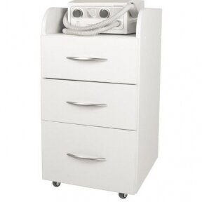 Trolley-cabinet KOMBI II, white sp.