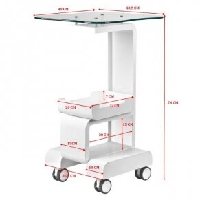 Table for cosmetology equipment 082, white