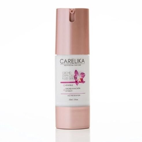 Carelika Orchid Stem Cell facial skin fluid - serum for mature skin, 30ml