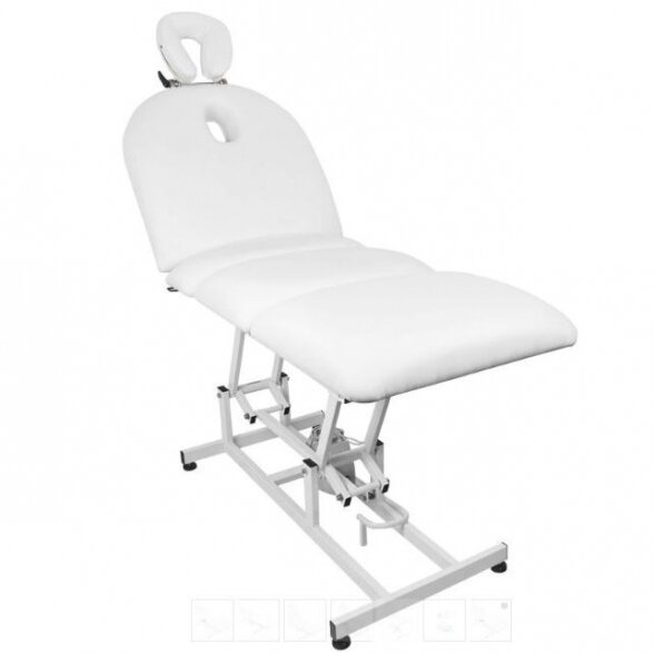 Electric massage table - bed AZZURRO 693A, 1 motor, white 1