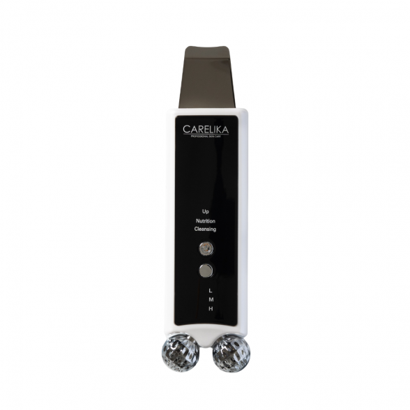 Carelika Double roller and ultrasonic skin scrubber