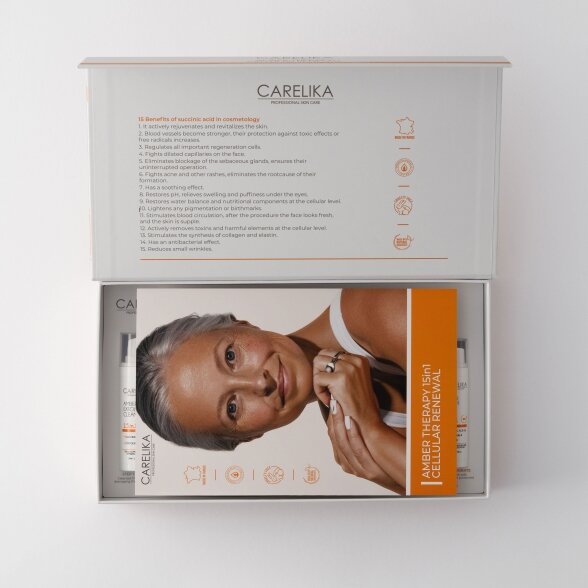 Carelika Amber therapy 15 in 1 cell renewal set AMBER, for 5 procedures 5