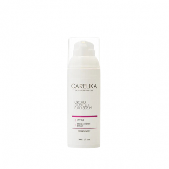 Carelika Orchid Stem Cell veido odos fluidas - serumas brandžiai odai, 50ml