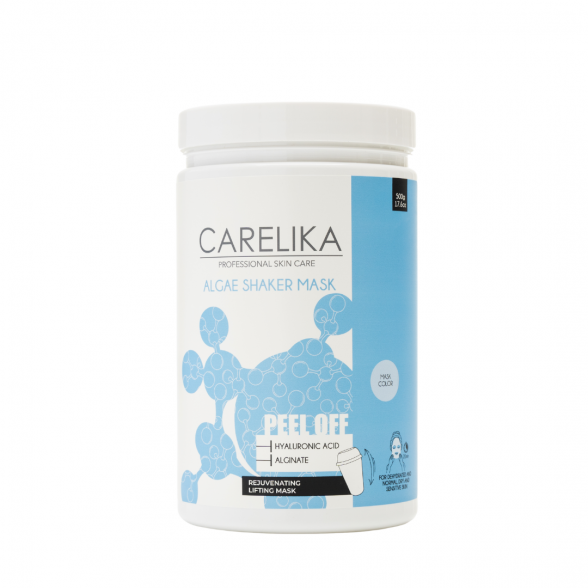 CARELIKA  SHAKER MASK alginatinė kaukė su Hialurono rūgštimi PRO SIZE, 500gr