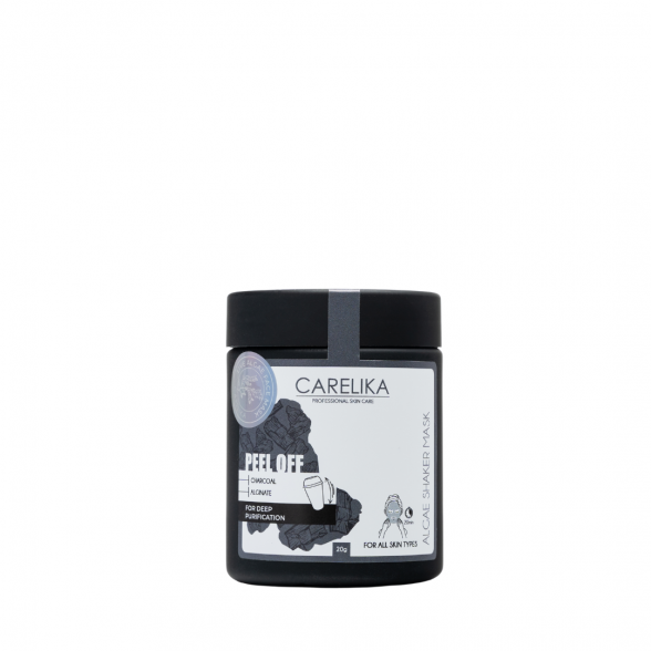 CARELIKA SHAKER MASK sumaišoma plastifikuojanti kaukė su Juodąją medžio anglimi, 20g