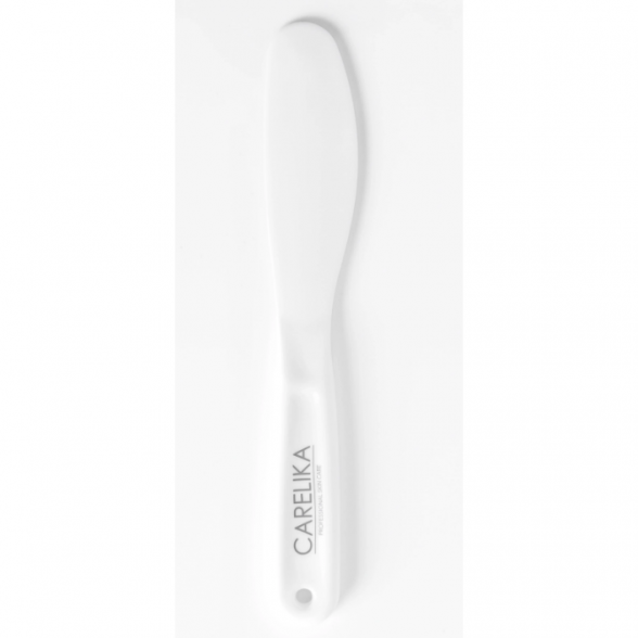 Carelika silicone spatula for applying masks, 19cm, white sp.