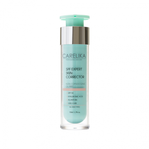 Carelika SPF Skin Expert Corrector masking face cream with SPF50, 50ml