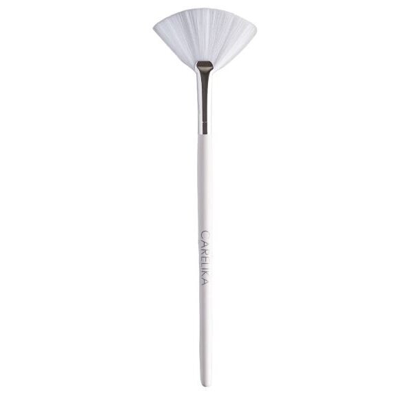 Carelika fan-shaped brush, white