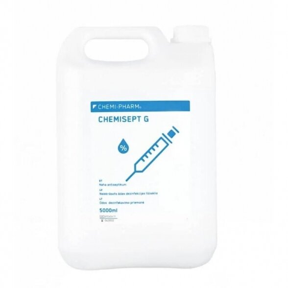 Chemisept G disinfectant for the skin with pump, 5L