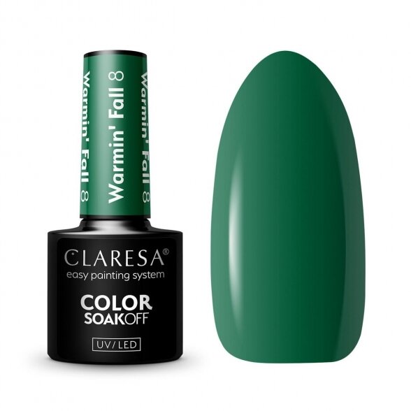 Claresa hybrid nail polish WARMIN&quot;FALL 8 -5g