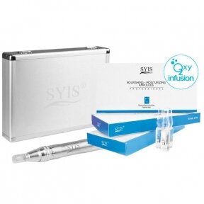 Microneedle Pen - автоматический игольчатый аппарат для микромезотерапии + косметический набор SYIS