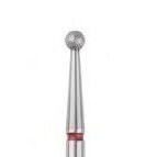 Diamond cutter tip ball-shaped, red Ø2.5mm