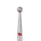 Diamond cutter tip ball-shaped, red Ø2.7mm