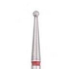 Diamond milling tip ball-shaped, red Ø1.6mm